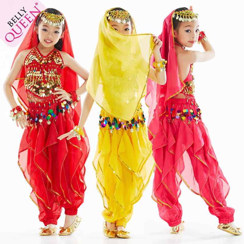 Dancewear Polyester Belly Dance Costumes For Children Dancewear Polyester Belly Dance Costumes For Children